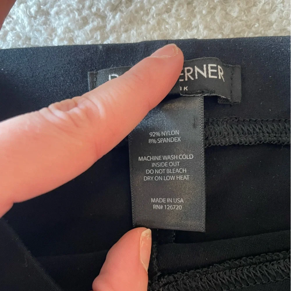 David Lerner Faux Leather Biker Leggings with Ankle Zip  - Women’s Size S - Picture 13 of 13